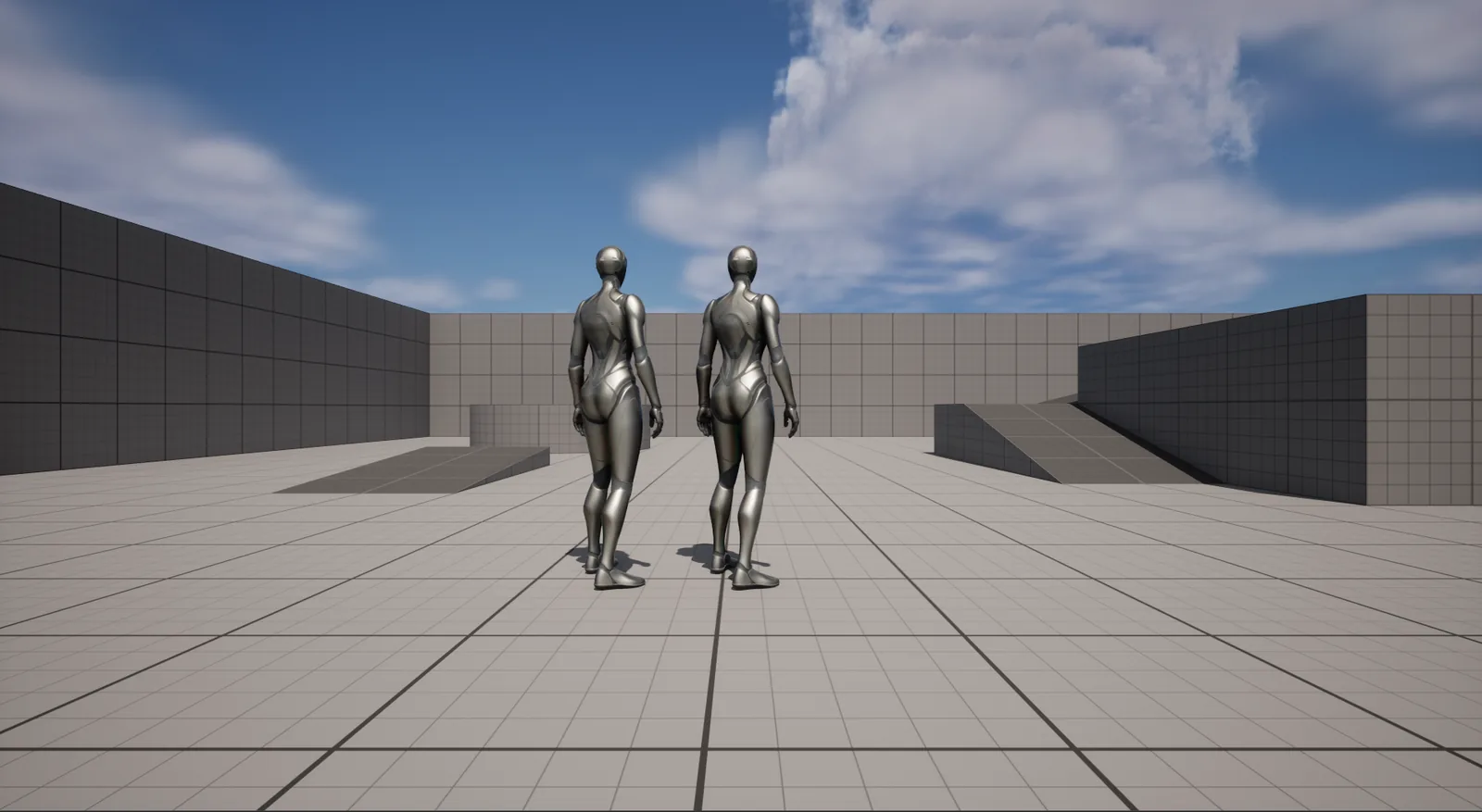 Multiplayer demo: two players in the same world
